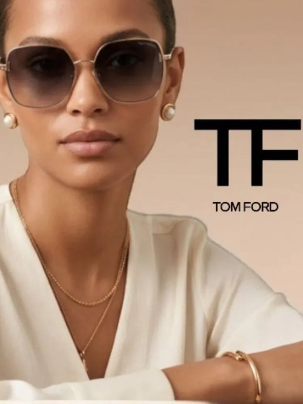 TOM FORD  59MM Square Sunglasses